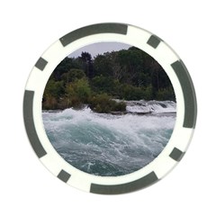 Sightseeing At Niagara Falls Poker Chip Card Guard by canvasngiftshop