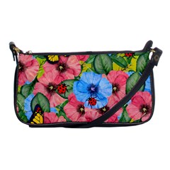 Floral Scene Shoulder Clutch Bags by linceazul