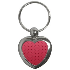 Watermelon Minimal Pattern Key Chains (heart) 