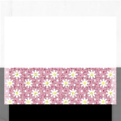 Daisy Dots Pink Rectangular Jigsaw Puzzl by snowwhitegirl