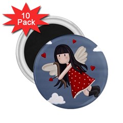 Cupid Girl 2 25  Magnets (10 Pack)  by Valentinaart