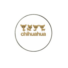 Chihuahua Hat Clip Ball Marker (10 Pack) by Valentinaart