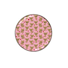 Chihuahua Pattern Hat Clip Ball Marker (4 Pack) by Valentinaart