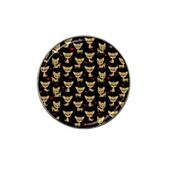 Chihuahua Pattern Hat Clip Ball Marker (4 Pack) by Valentinaart