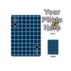 Deep Sea Tartan Playing Cards 54 (mini)  by jumpercat