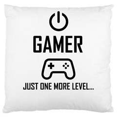 Gamer Large Cushion Case (one Side) by Valentinaart