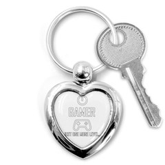 Gamer Key Chains (heart)  by Valentinaart