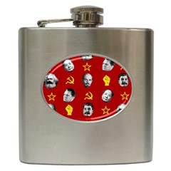 Communist Leaders Hip Flask (6 Oz) by Valentinaart