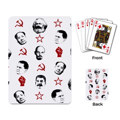 Communist Leaders Playing Card by Valentinaart