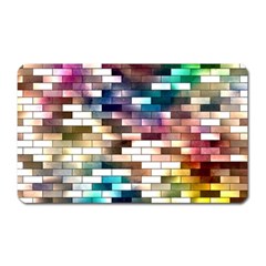 Background Wall Art Abstract Magnet (rectangular) by Nexatart