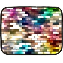 Background Wall Art Abstract Double Sided Fleece Blanket (mini)  by Nexatart