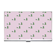 Pink Flowers Pink Big Business Card Holders