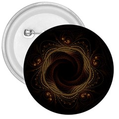 Beads Fractal Abstract Pattern 3  Buttons by Nexatart