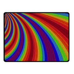 Abstract Pattern Lines Wave Fleece Blanket (small) by Nexatart