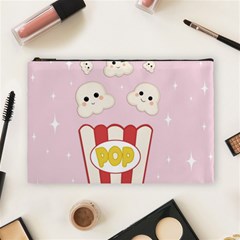 Cute Kawaii Popcorn Cosmetic Bag (large)  by Valentinaart