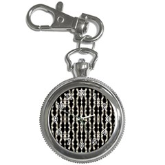 Wavy Stripes Pattern Key Chain Watches by dflcprints