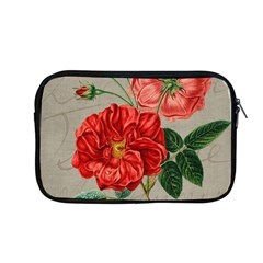 Flower Floral Background Red Rose Apple Macbook Pro 13  Zipper Case by Nexatart