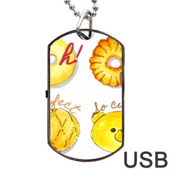 Cute Bread Dog Tag Usb Flash (two Sides) by KuriSweets