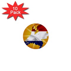 Holland Country Nation Netherlands Flag 1  Mini Buttons (10 Pack)  by Nexatart