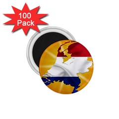 Holland Country Nation Netherlands Flag 1 75  Magnets (100 Pack)  by Nexatart