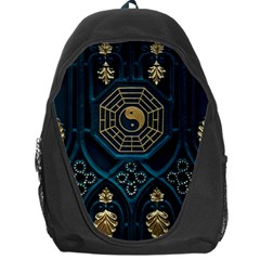 Ying Yang Abstract Asia Asian Background Backpack Bag by Nexatart