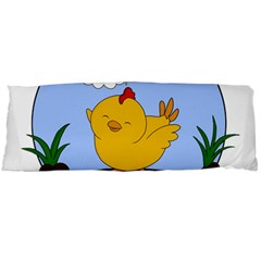 Go Vegan - Cute Chick  Body Pillow Case (dakimakura) by Valentinaart