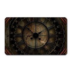 Steampunk, Wonderful Noble Steampunnk Design Magnet (rectangular) by FantasyWorld7