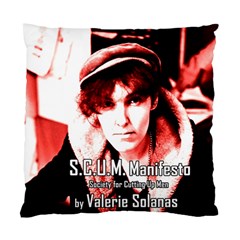 Valerie Solanas Standard Cushion Case (one Side) by Valentinaart