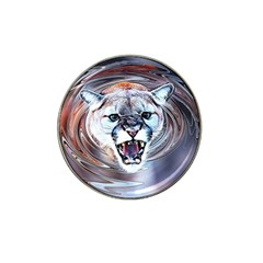 Cougar Animal Art Swirl Decorative Hat Clip Ball Marker by Nexatart