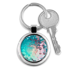 Background Art Abstract Watercolor Key Chains (round) 