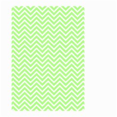 Green Chevron Small Garden Flag (two Sides) by snowwhitegirl