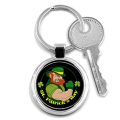 St  Patricks Day Key Chains (round)  by Valentinaart