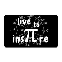 Pi Day Magnet (rectangular) by Valentinaart