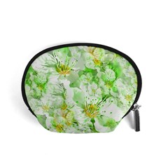 Light Floral Collage  Accessory Pouches (small)  by dflcprints