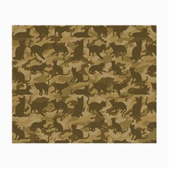 Operation Desert Cat Camouflage Catmouflage Small Glasses Cloth (2-side) by PodArtist