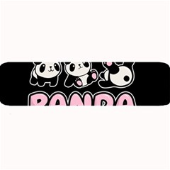 Panda  Large Bar Mats by Valentinaart