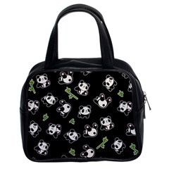 Panda Pattern Classic Handbags (2 Sides) by Valentinaart