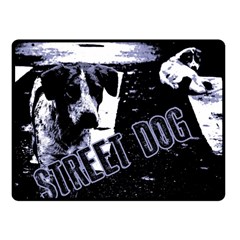 Street Dogs Fleece Blanket (small) by Valentinaart