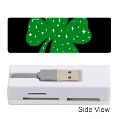 Sparkly Clover Memory Card Reader (stick)  by Valentinaart