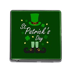 St Patricks Leprechaun Memory Card Reader (square)