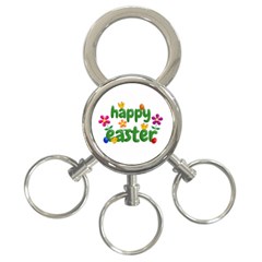 Happy Easter 3-ring Key Chains by Valentinaart