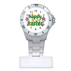 Happy Easter Plastic Nurses Watch by Valentinaart