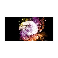 Awesome Eagle With Flowers Yoga Headband by FantasyWorld7