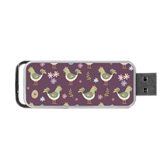 Easter Pattern Portable Usb Flash (one Side) by Valentinaart