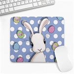 Easter bunny  Large Mousepads Front