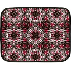 Oriental Ornate Pattern Double Sided Fleece Blanket (mini)  by dflcprints