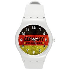 Football World Cup Round Plastic Sport Watch (m) by Valentinaart