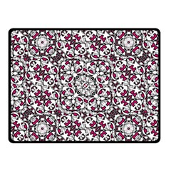 Boho Bold Vibrant Ornate Pattern Fleece Blanket (small) by dflcprints