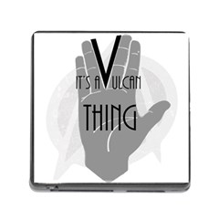 It s A Vulcan Thing Memory Card Reader (square) by Howtobead