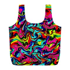 Pattern-34 Full Print Recycle Bags (l)  by ArtworkByPatrick